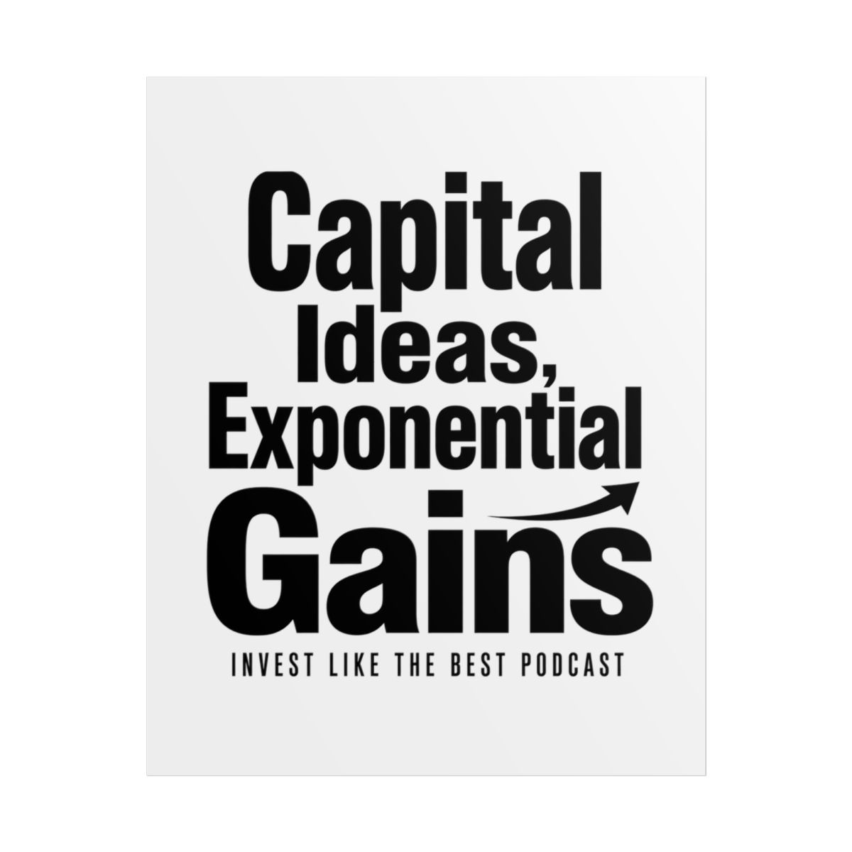 Invest Like The Best "In Depth with The Best" Poster