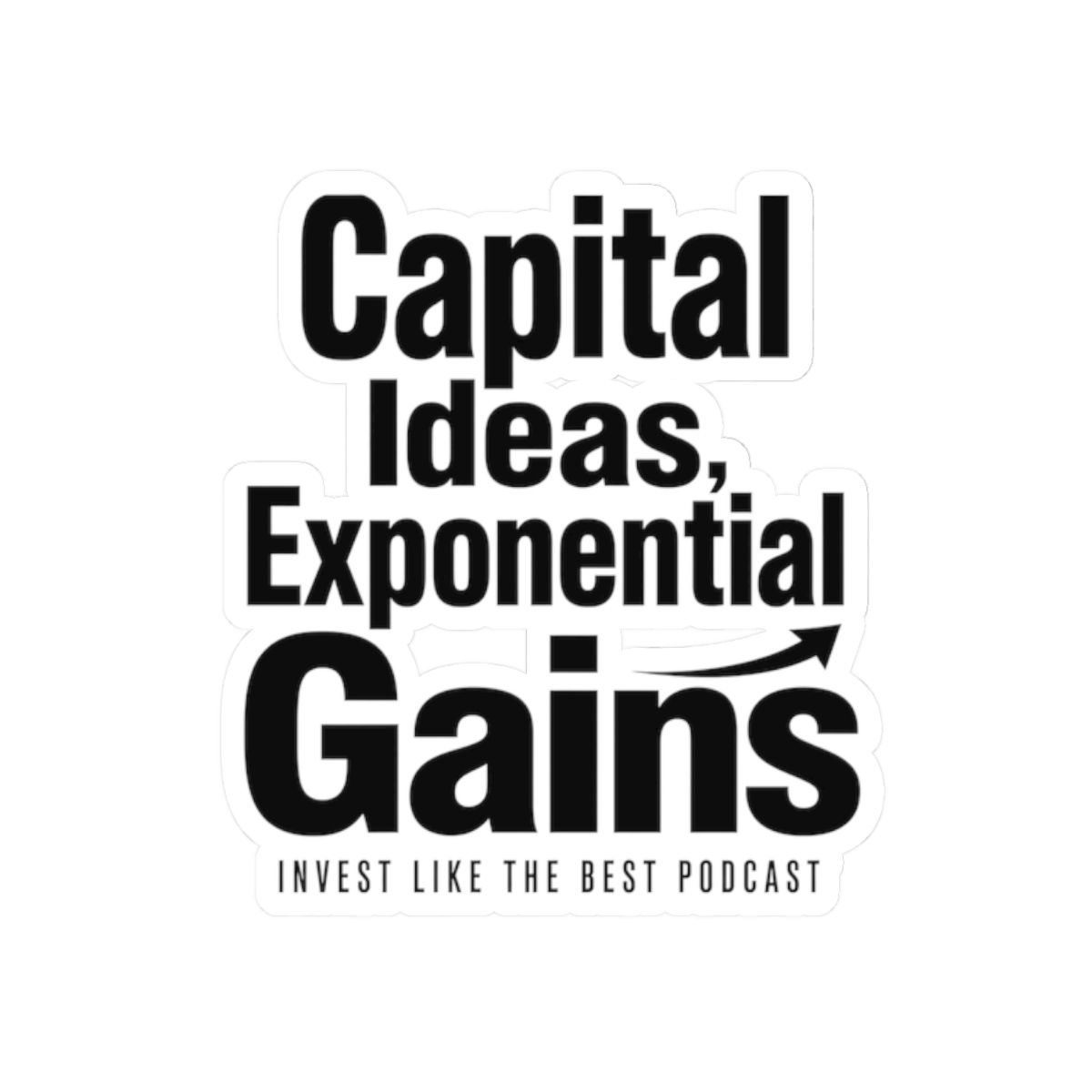 Invest Like The Best "In Depth with The Best" Sticker - Official Stickers merchandise