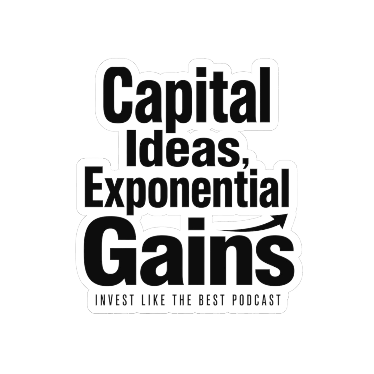 Invest Like The Best "In Depth with The Best" Sticker - alternate angle 1, merchandise