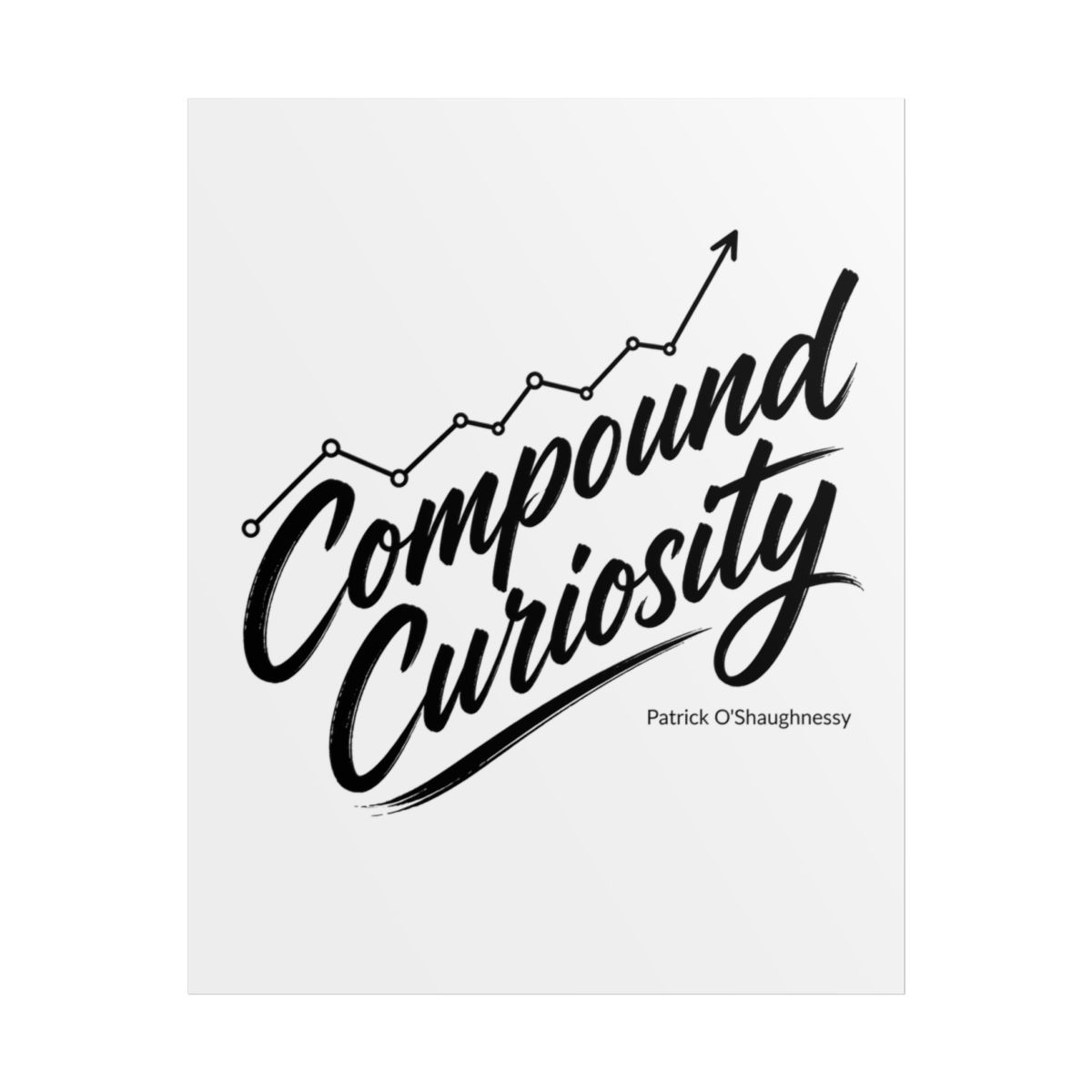 Invest Like The Best "Compound Curiosity" Poster - Official Posters & Wall Art merchandise