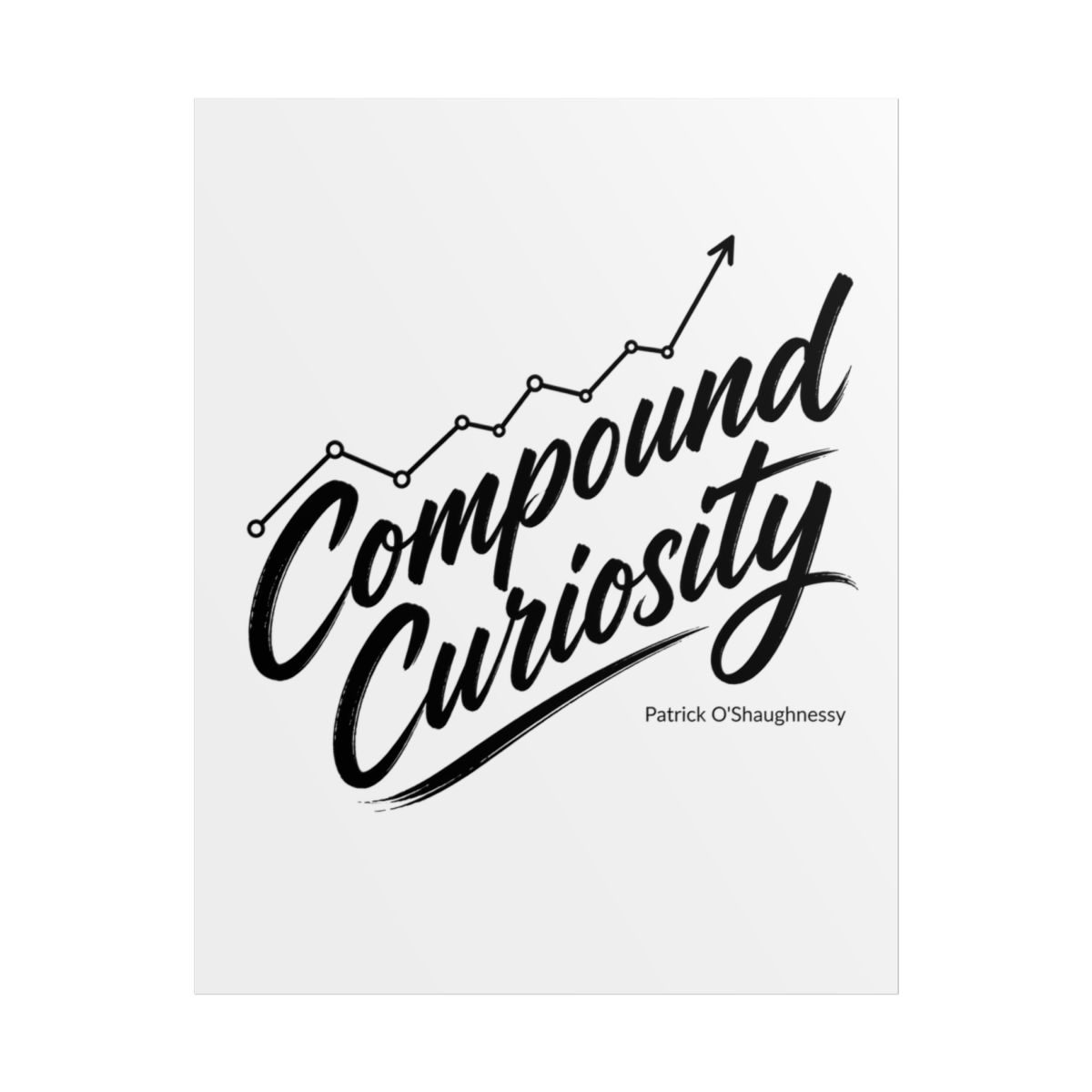 Invest Like The Best "Compound Curiosity" Poster - alternate angle 1, merchandise