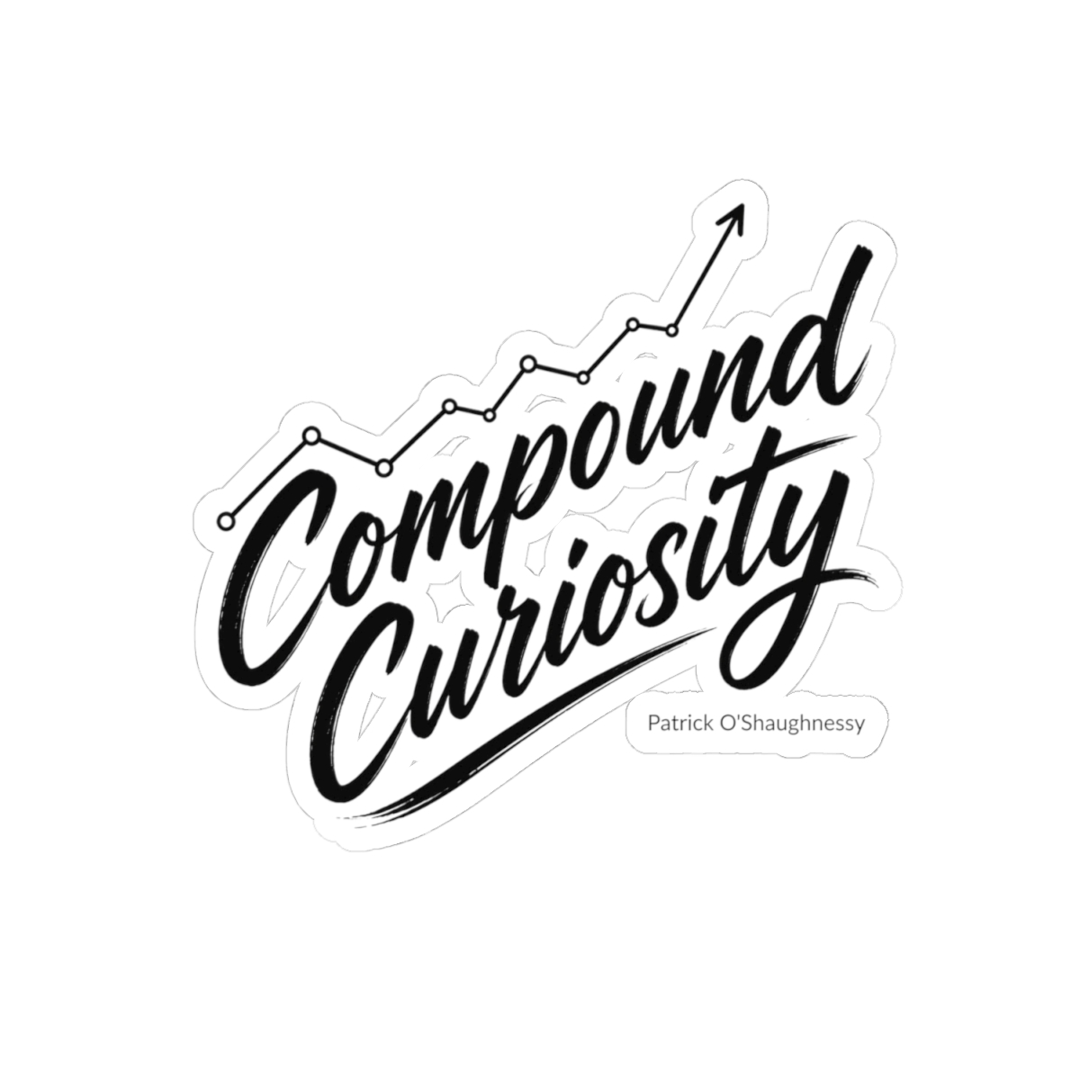 Invest Like The Best "Compound Curiosity" Sticker - alternate angle 2, merchandise