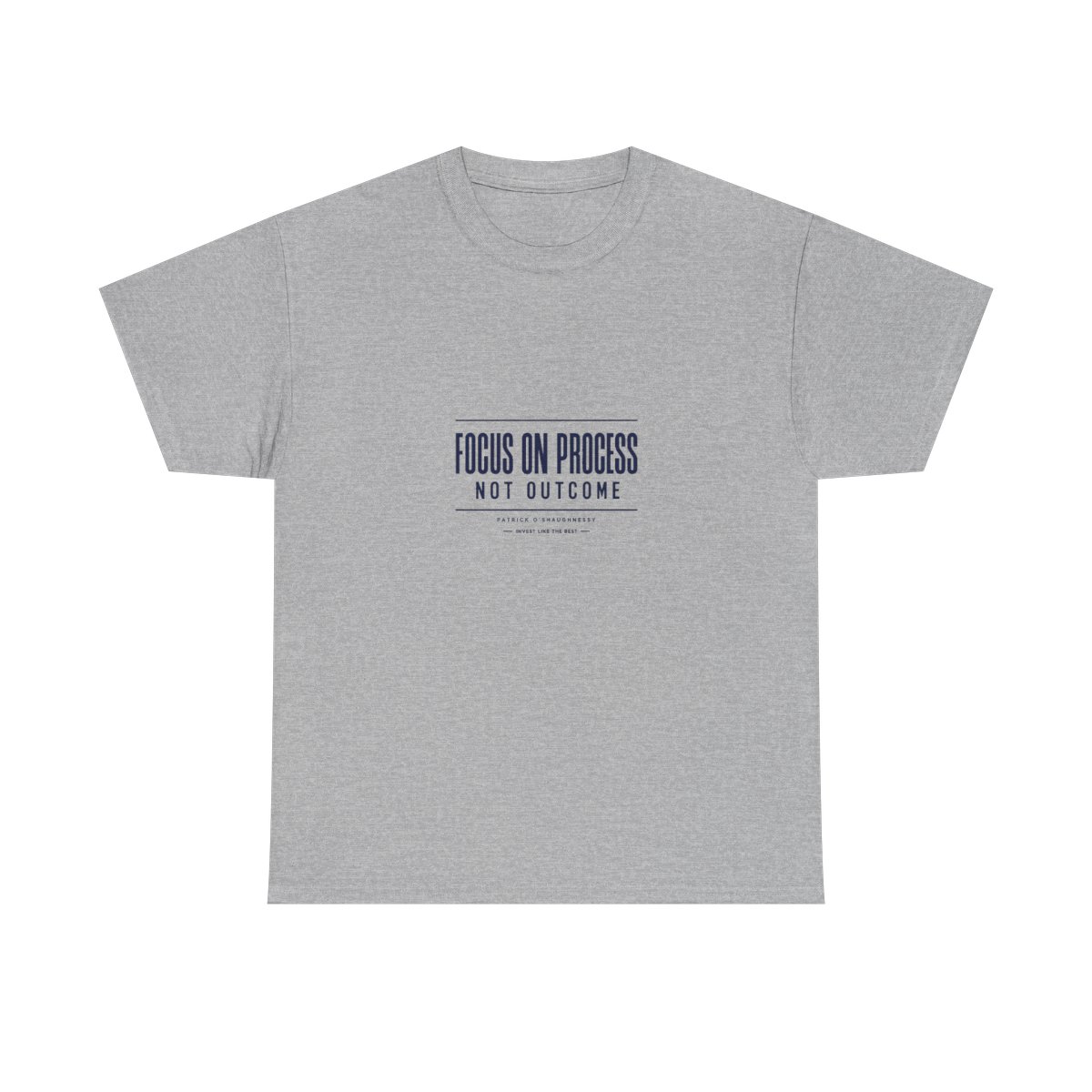 Invest Like The Best "Focus on Process, Not Outcome" Unisex Tee - alternate angle 4, merchandise