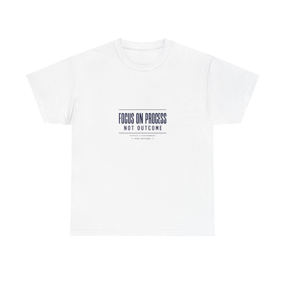 Invest Like The Best "Focus on Process, Not Outcome" Unisex Tee - alternate angle 3, merchandise